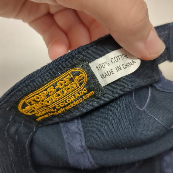 Monroe Shocks And Struts Reflex Strapback Hat Blue One Size Embroidered - Picture 9 of 9